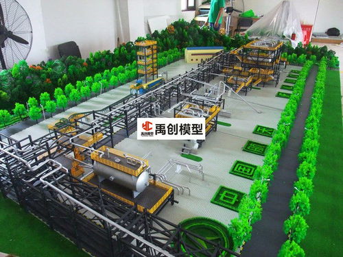 萍乡面粉加工厂车间生产线模型产品咨询禹创模型